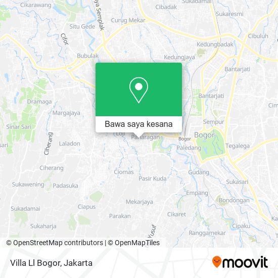 Peta Villa Ll Bogor