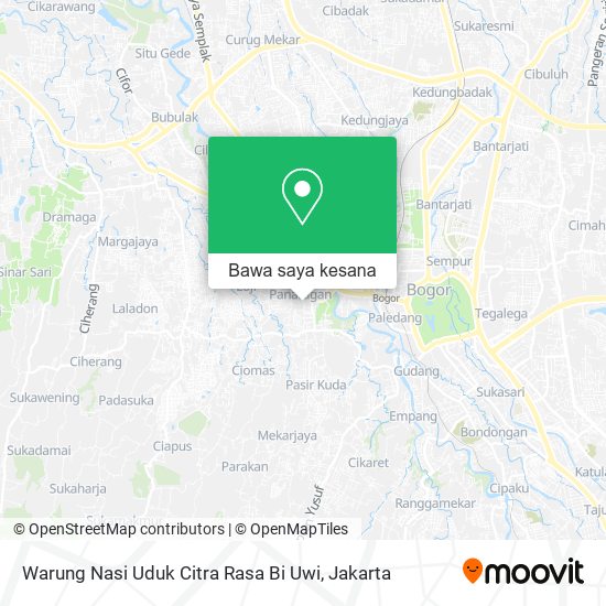 Peta Warung Nasi Uduk Citra Rasa Bi Uwi