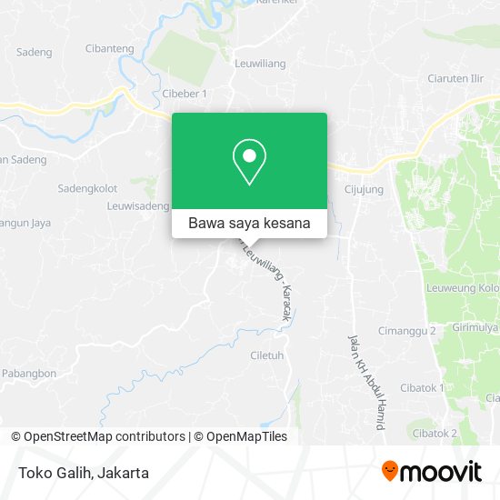 Peta Toko Galih