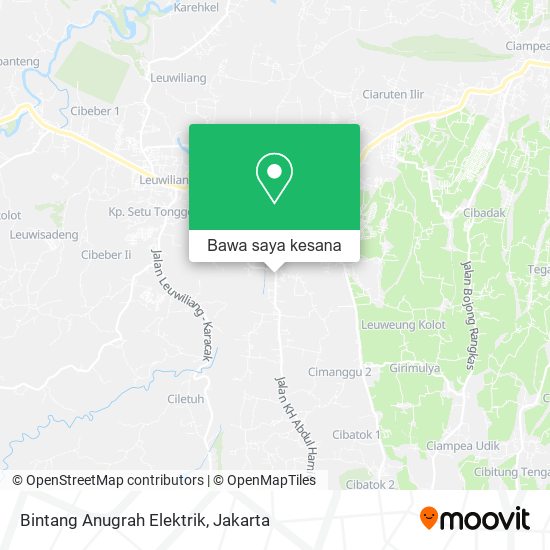 Peta Bintang Anugrah Elektrik