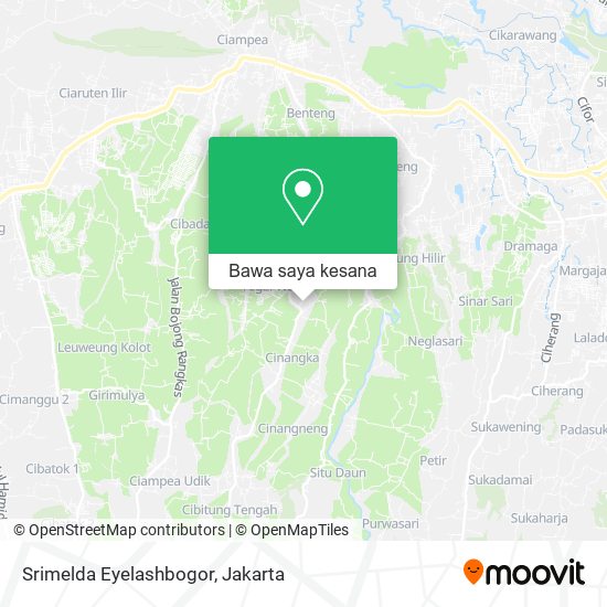 Peta Srimelda Eyelashbogor