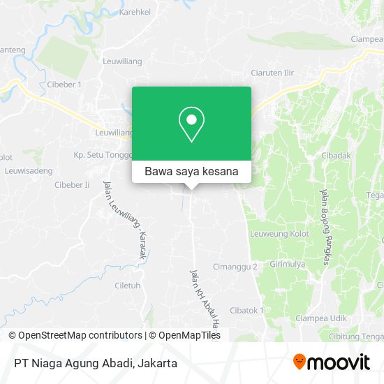 Peta PT Niaga Agung Abadi