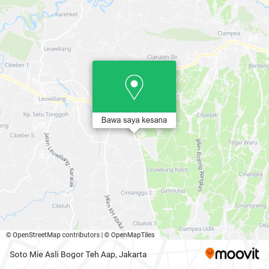 Peta Soto Mie Asli Bogor Teh Aap