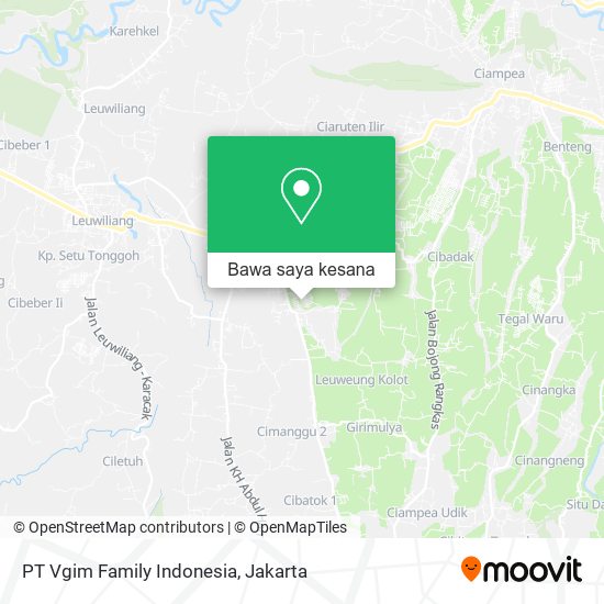 Peta PT Vgim Family Indonesia