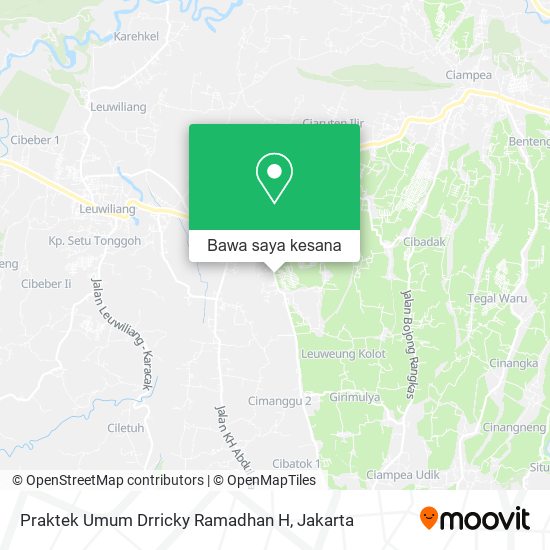Peta Praktek Umum Drricky Ramadhan H