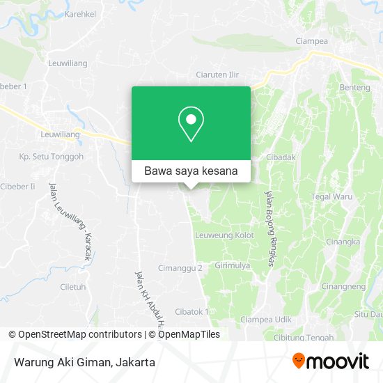 Peta Warung Aki Giman