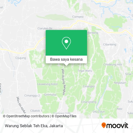 Peta Warung Seblak Teh Eka