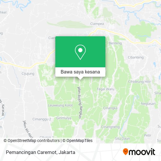 Peta Pemancingan Caremot