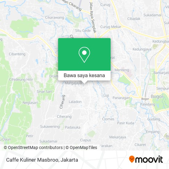 Peta Caffe Kuliner Masbroo