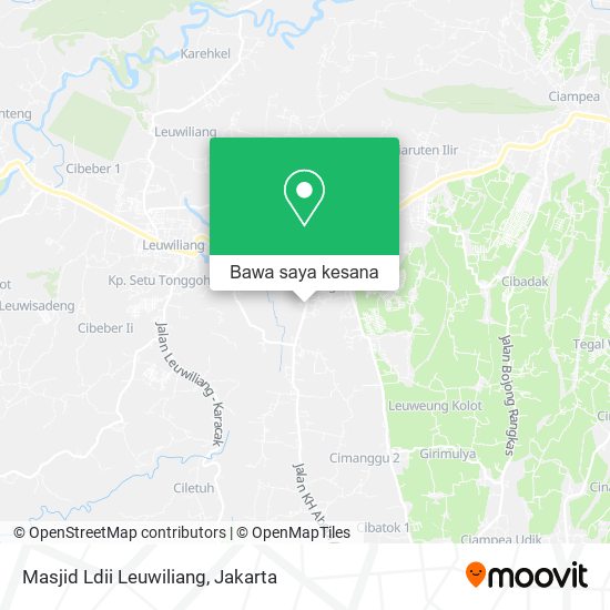 Peta Masjid Ldii Leuwiliang