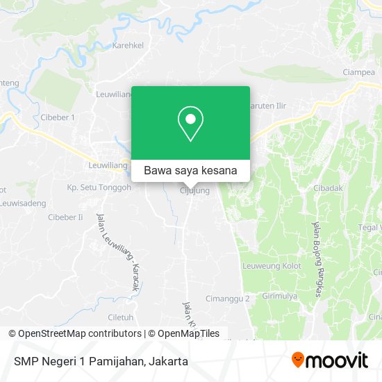 Peta SMP Negeri 1 Pamijahan