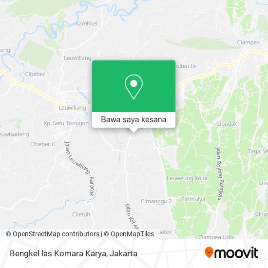 Peta Bengkel las Komara Karya
