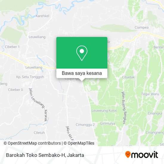 Peta Barokah Toko Sembako-H