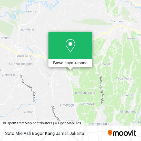 Peta Soto Mie Asli Bogor Kang Jamal