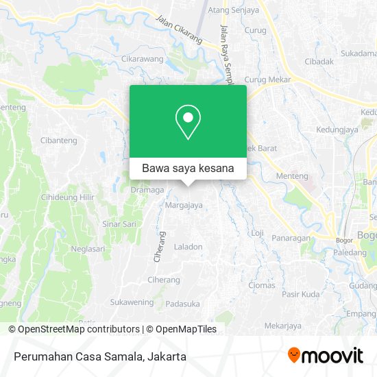 Peta Perumahan Casa Samala