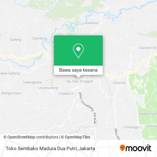 Peta Toko Sembako Madura Dua Putri