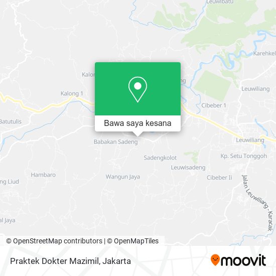 Peta Praktek Dokter Mazimil