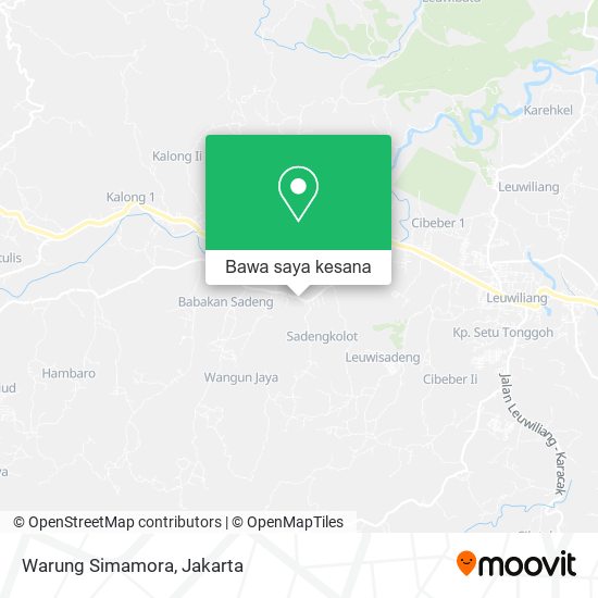 Peta Warung Simamora