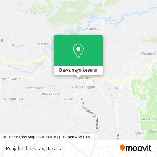 Peta Penjahit Ibu Faras