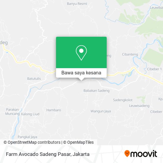 Peta Farm Avocado Sadeng Pasar