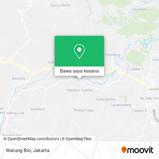 Peta Warung Bio