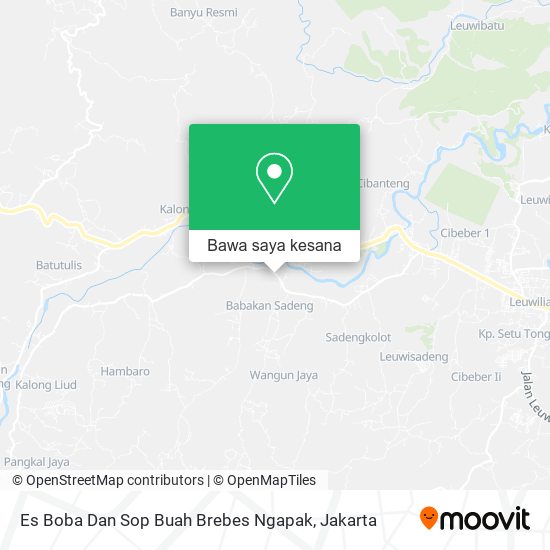 Peta Es Boba Dan Sop Buah Brebes Ngapak