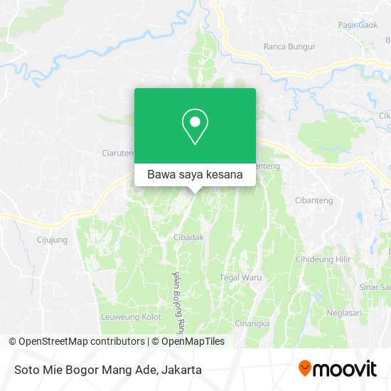 Peta Soto Mie Bogor Mang Ade