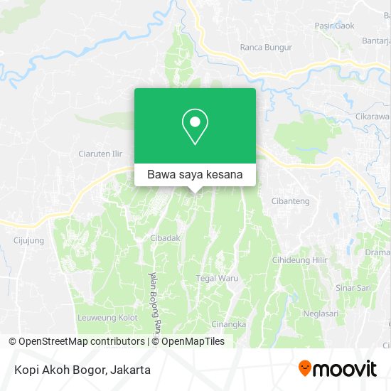 Peta Kopi Akoh Bogor