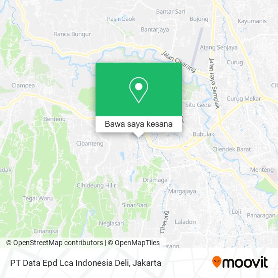 Peta PT Data Epd Lca Indonesia Deli