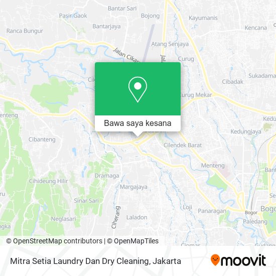 Peta Mitra Setia Laundry Dan Dry Cleaning