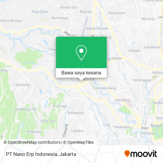 Peta PT Nano Erp Indonesia