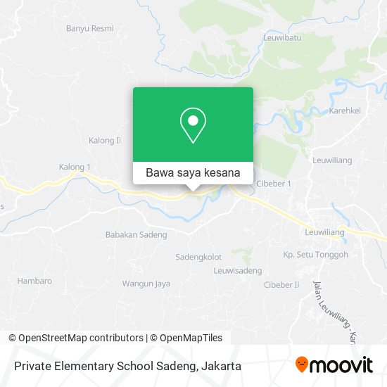 Peta Private Elementary School Sadeng