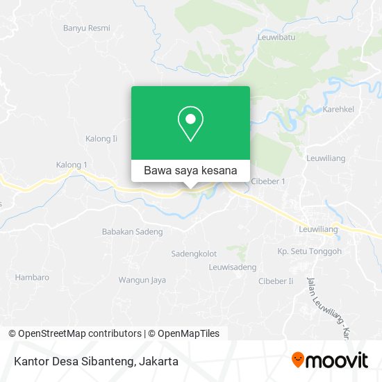 Peta Kantor Desa Sibanteng