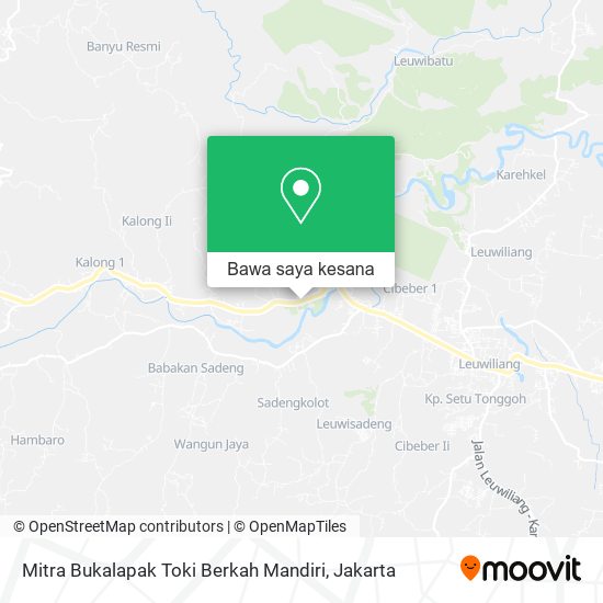 Peta Mitra Bukalapak Toki Berkah Mandiri