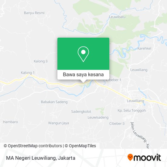 Peta MA Negeri Leuwiliang