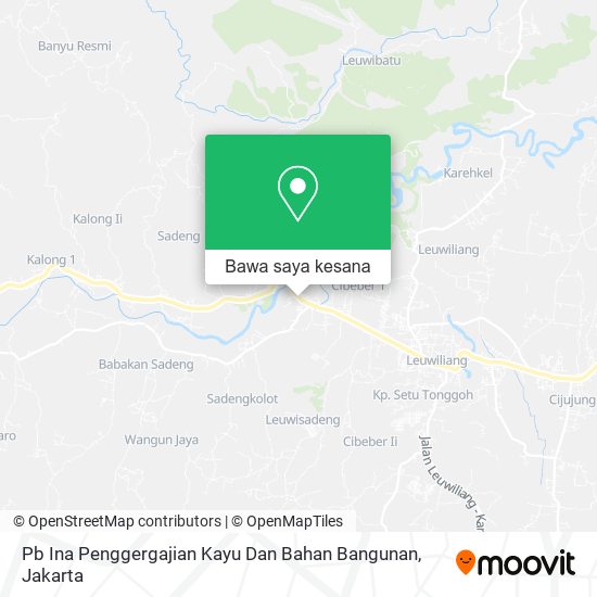 Peta Pb Ina Penggergajian Kayu Dan Bahan Bangunan