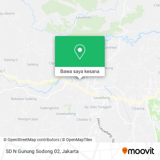 Peta SD N Gunung Sodong 02