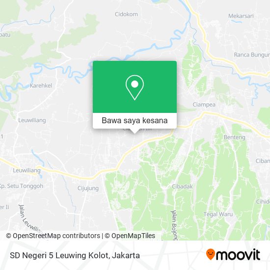 Peta SD Negeri 5 Leuwing Kolot