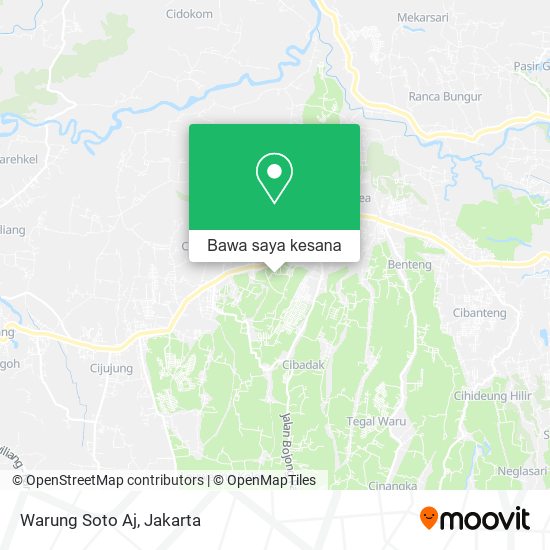 Peta Warung Soto Aj