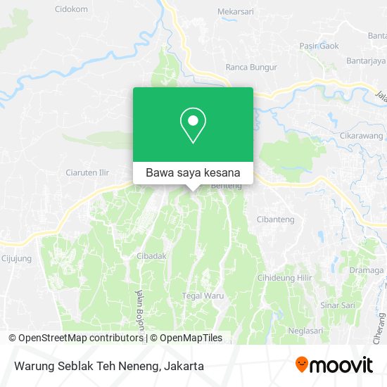 Peta Warung Seblak Teh Neneng