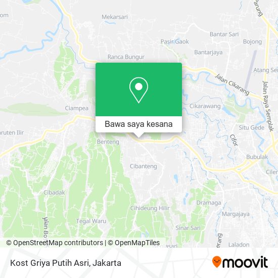 Peta Kost Griya Putih Asri