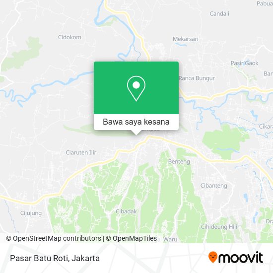 Peta Pasar Batu Roti