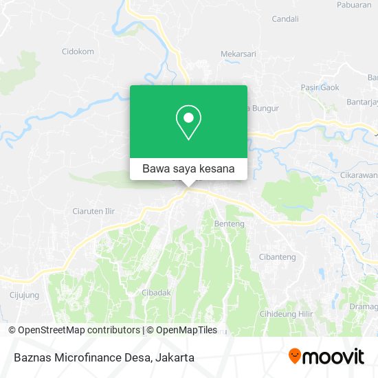 Peta Baznas Microfinance Desa