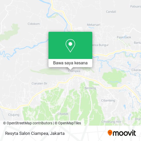 Peta Resyta Salon Ciampea