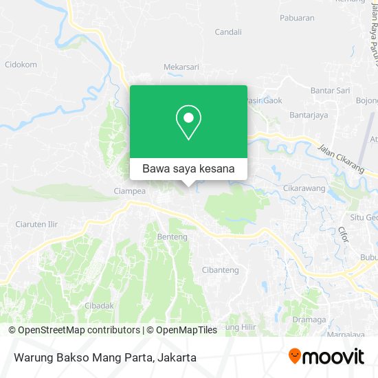 Peta Warung Bakso Mang Parta