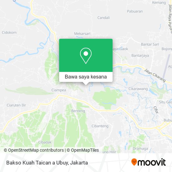 Peta Bakso Kuah Taican a Ubuy