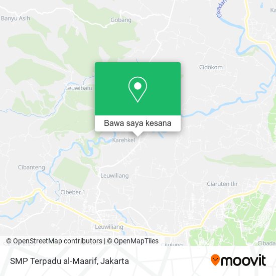 Peta SMP Terpadu al-Maarif