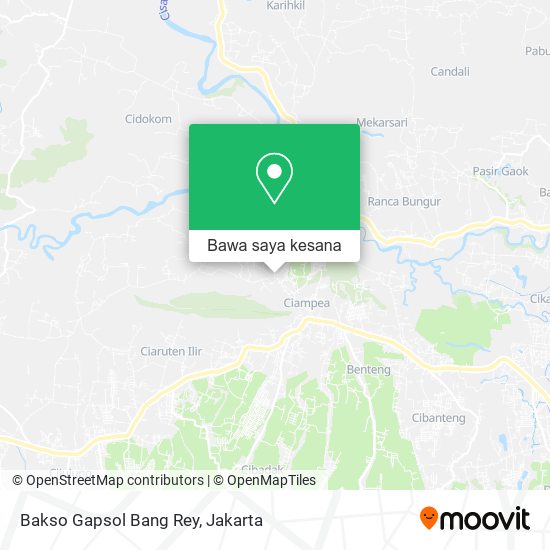 Peta Bakso Gapsol Bang Rey