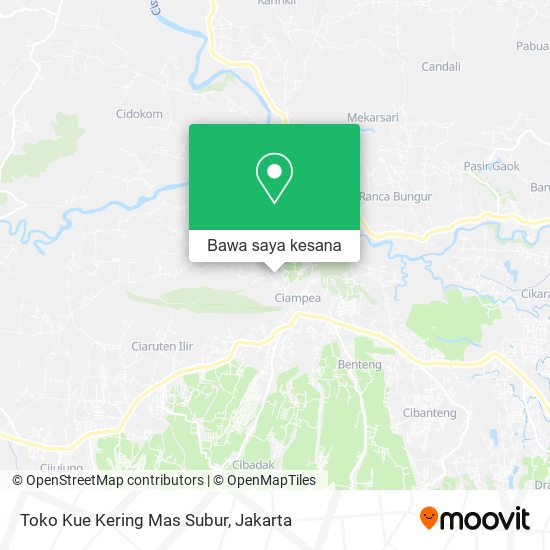 Peta Toko Kue Kering Mas Subur