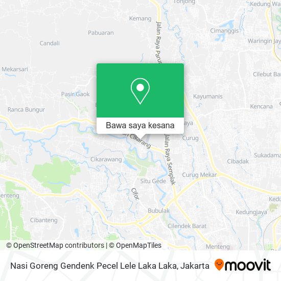 Peta Nasi Goreng Gendenk Pecel Lele Laka Laka
